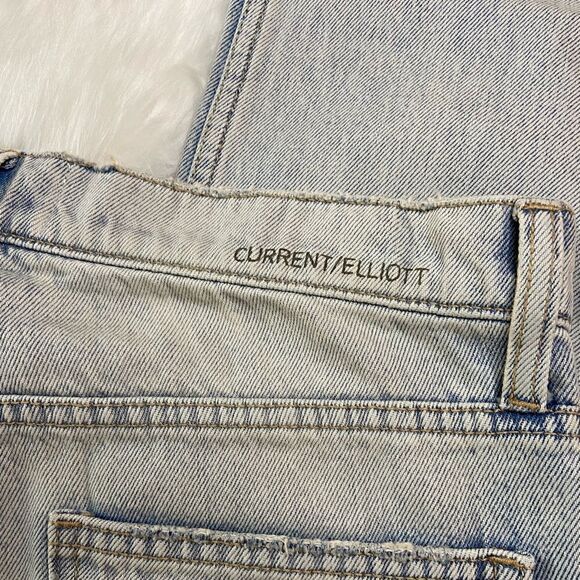 New Current Elliot Light Wash Mid-Rise Straight Leg Denim Jeans - Picture 10 of 13